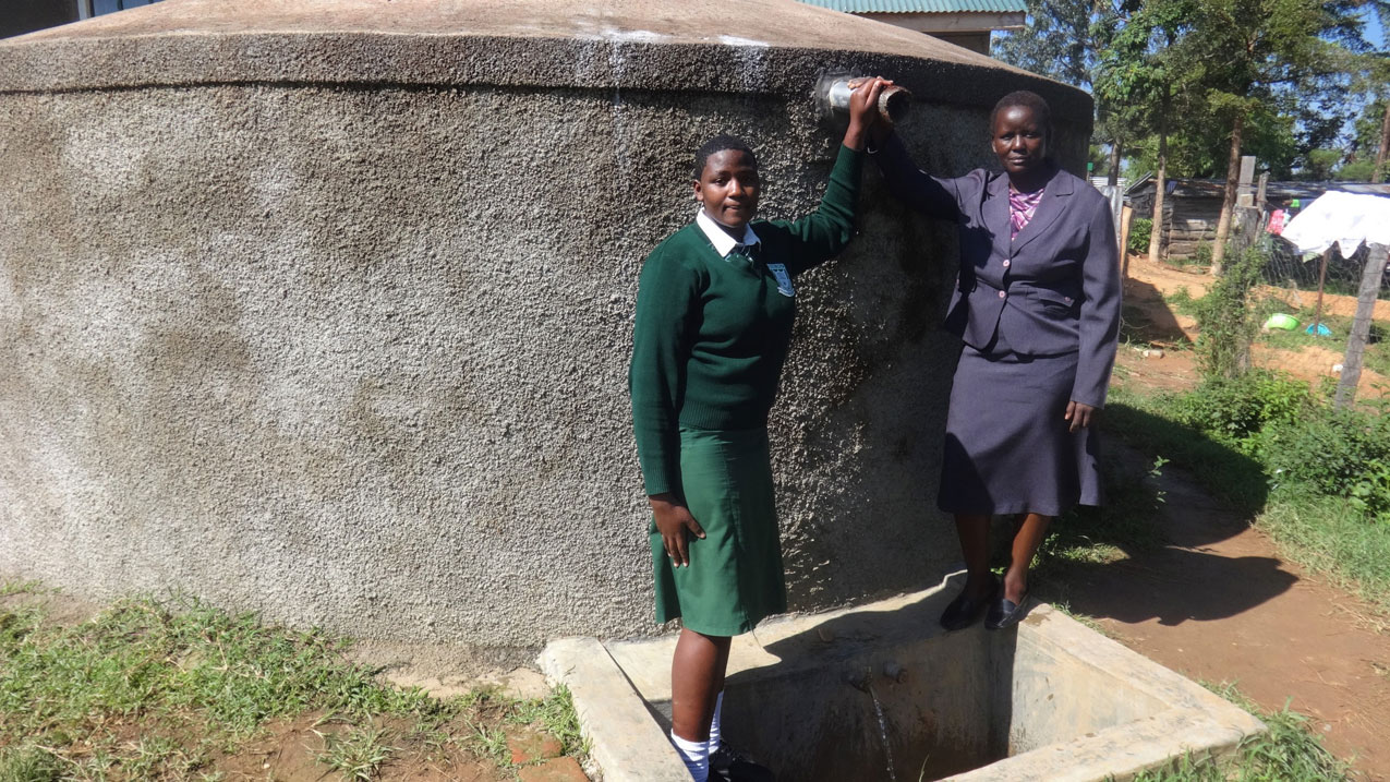 NEW update from your Water Project in Kenya - See how Nandansons Charitable Foundation helped Ibinzo Girls Secondary School